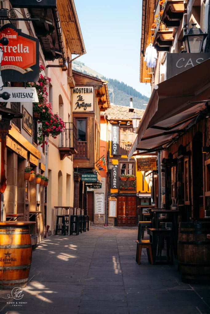 Potes, Cantabria, base for exploring Picos de Europa National Park, Spain