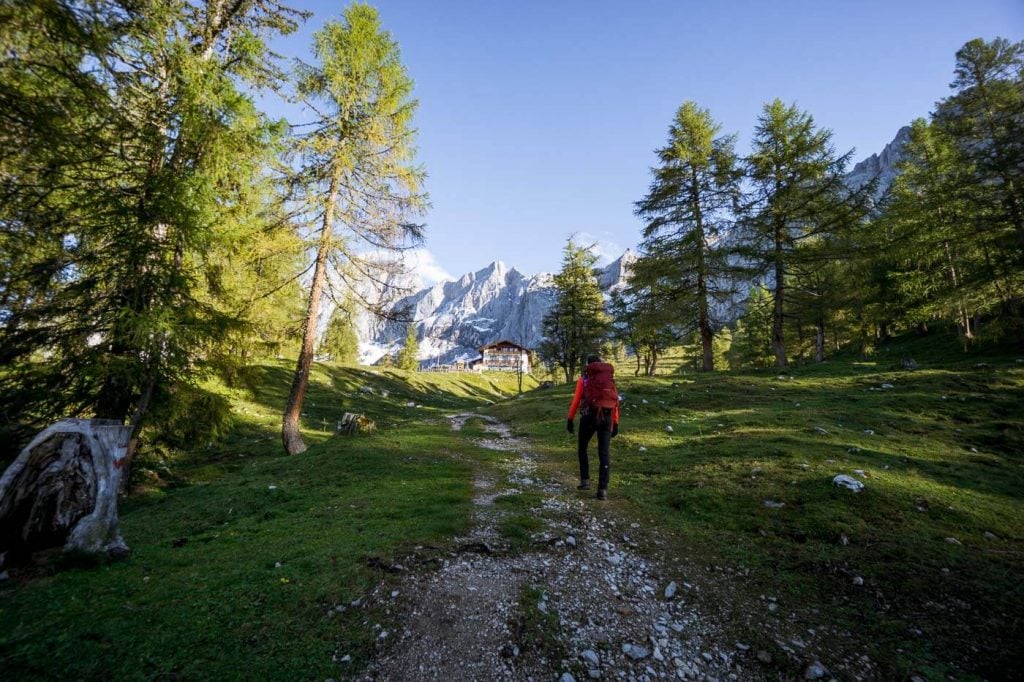 Türlwand, 5 Huts Trail, Dachstein Mountains, Austria