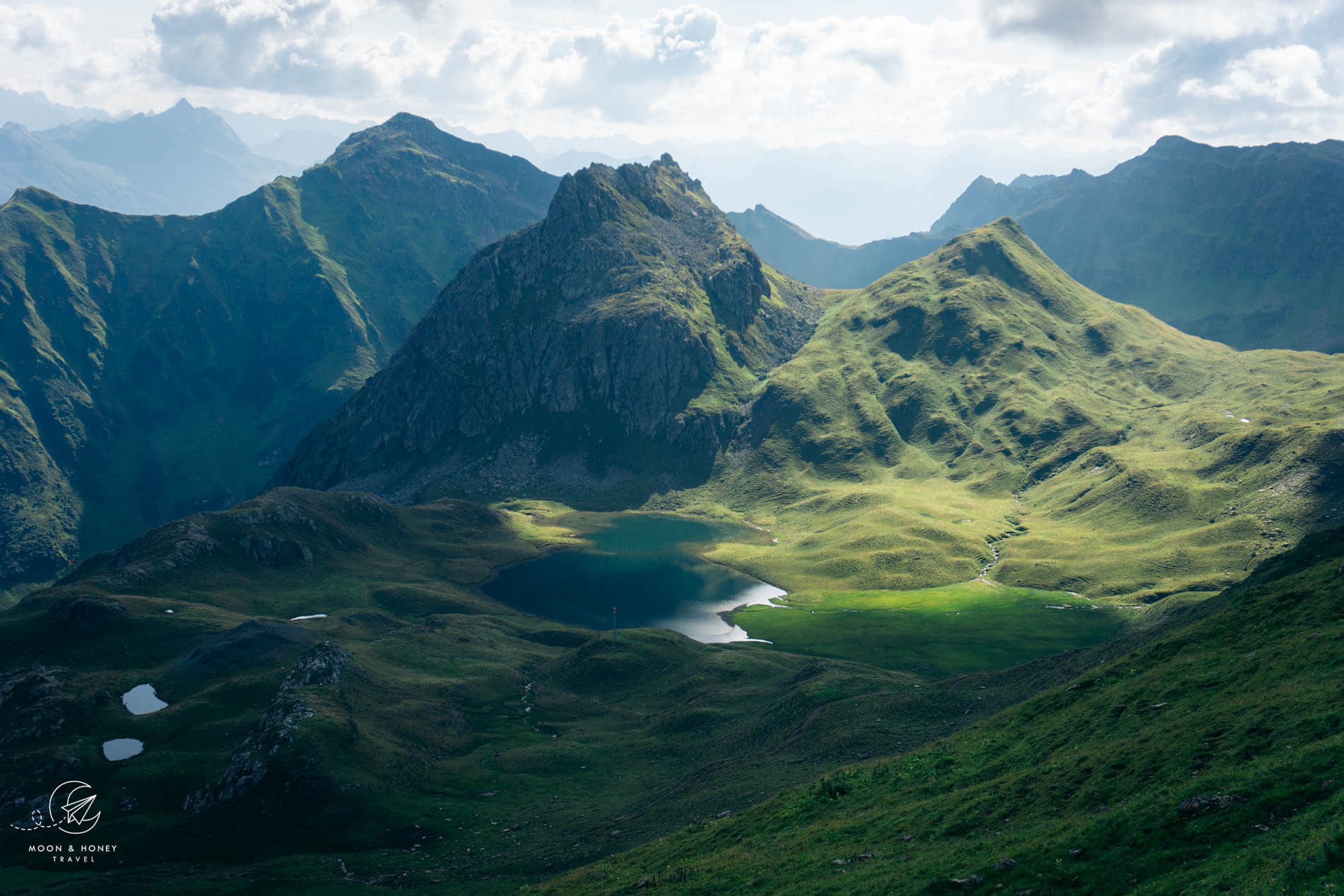 Lake Tilisunasee, Montafon hut to hut hike, Vorarlberg, Austria