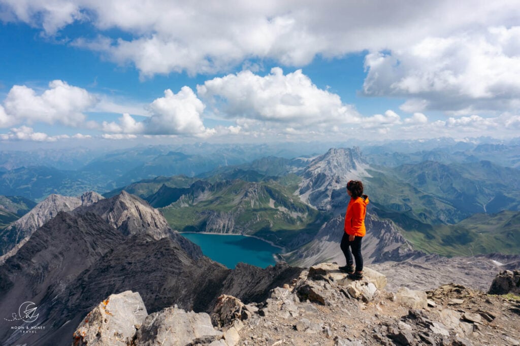 Schesaplana Berggipfel, Rätikon, Österreich