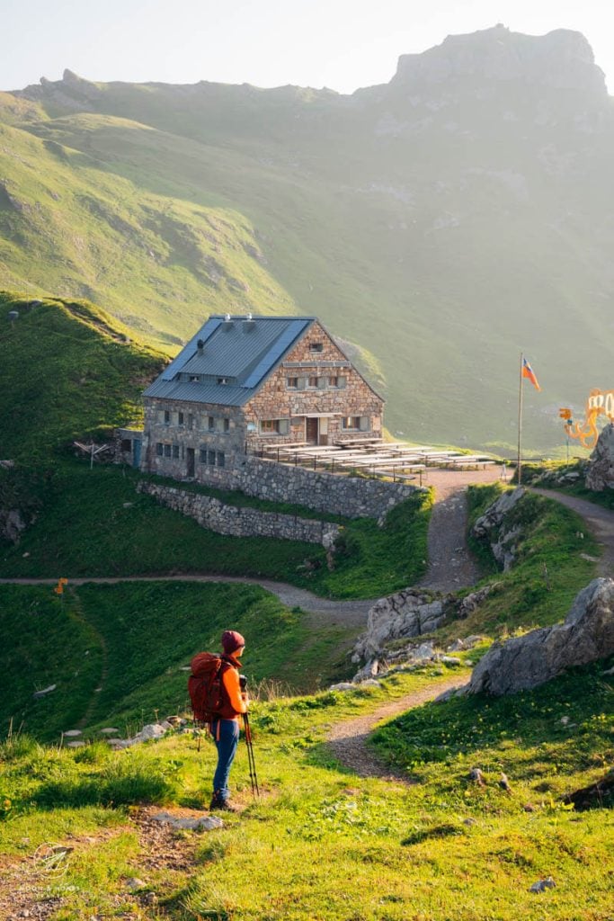 Liechtenstein alpine club hut