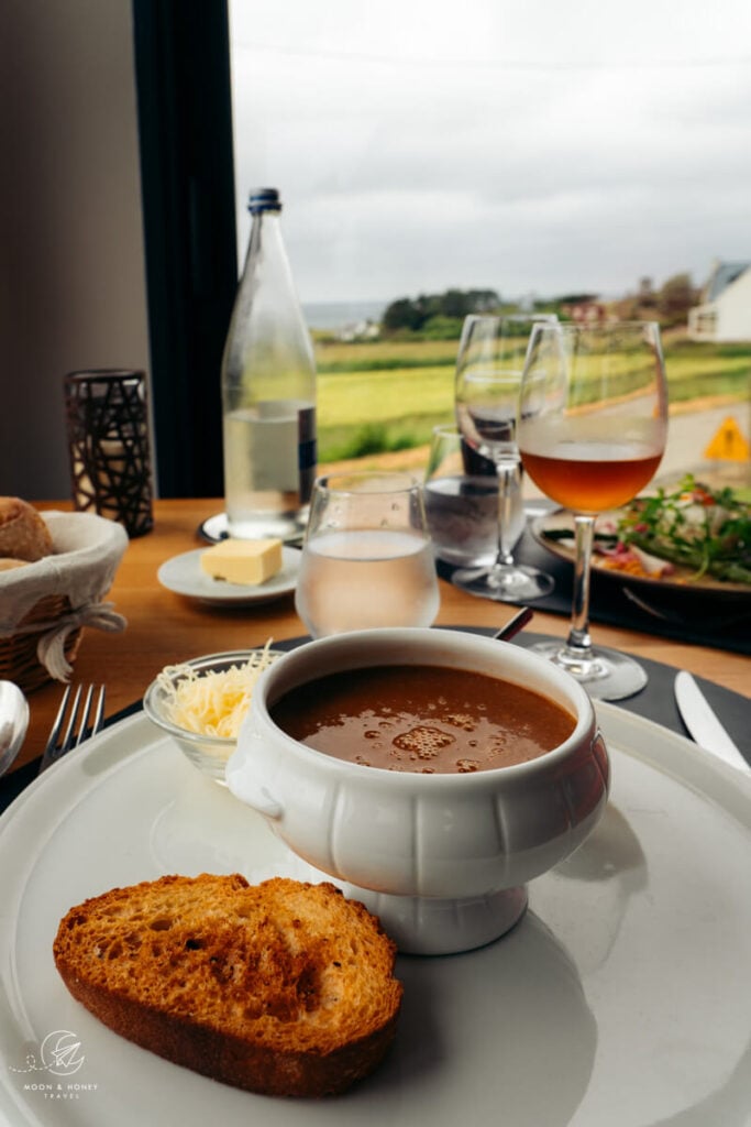 Fish Soup at Restaurant La Maison de Kerdiès Brittany France