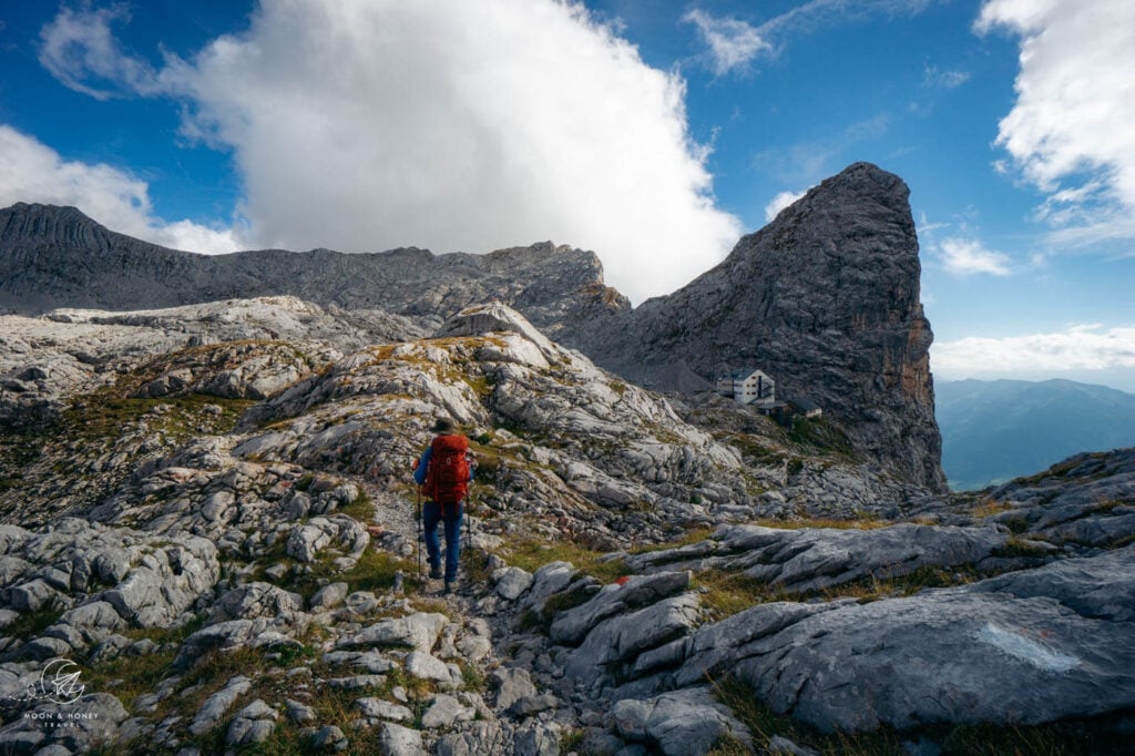 Hiking to Riemannhaus and Breithorn Peak, Salzburg, Austria