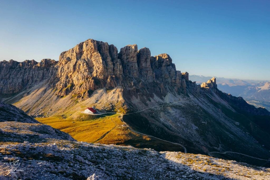 Rifugio Alpe di Tires, Tierser Alpl hike Dolomites