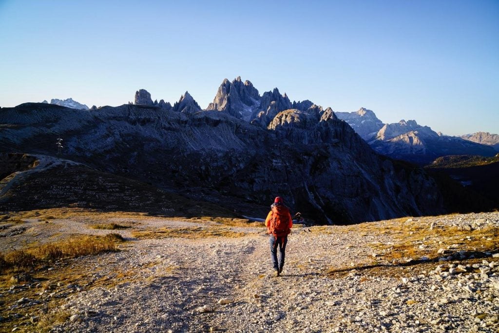 Rifugio Auronzo to the Cadini di Misurina Viewpoint, Dolomites