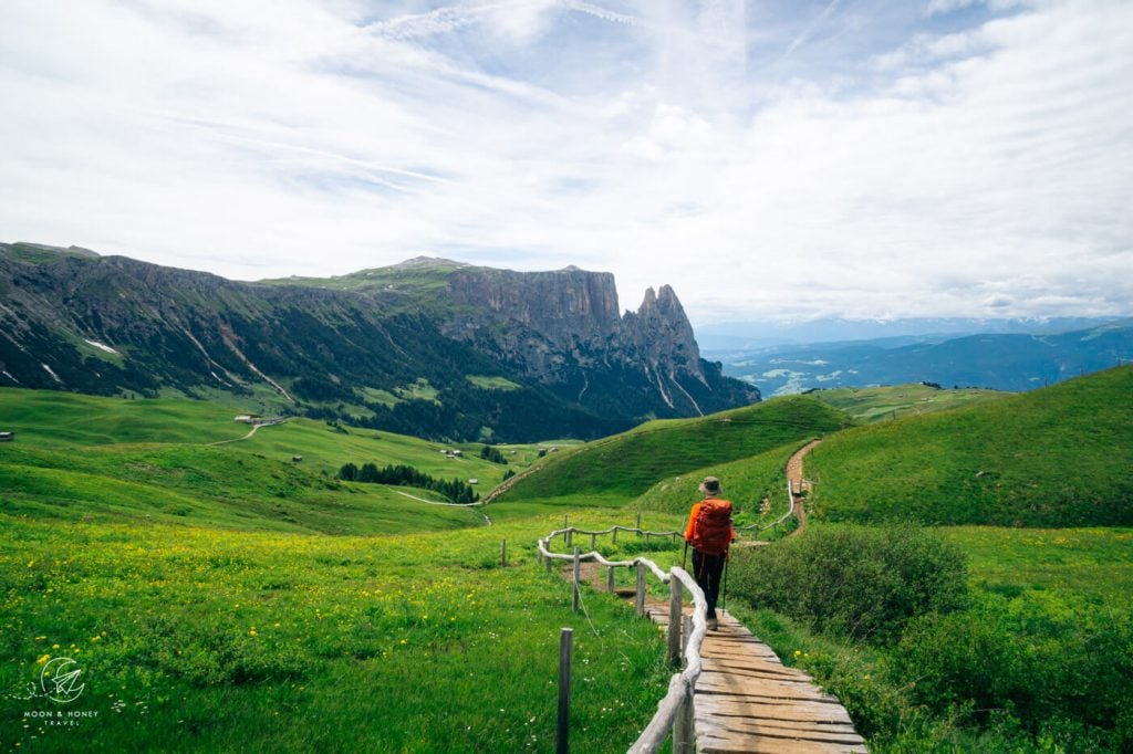 Alpe di Siusi Hiking trail, Dolomites