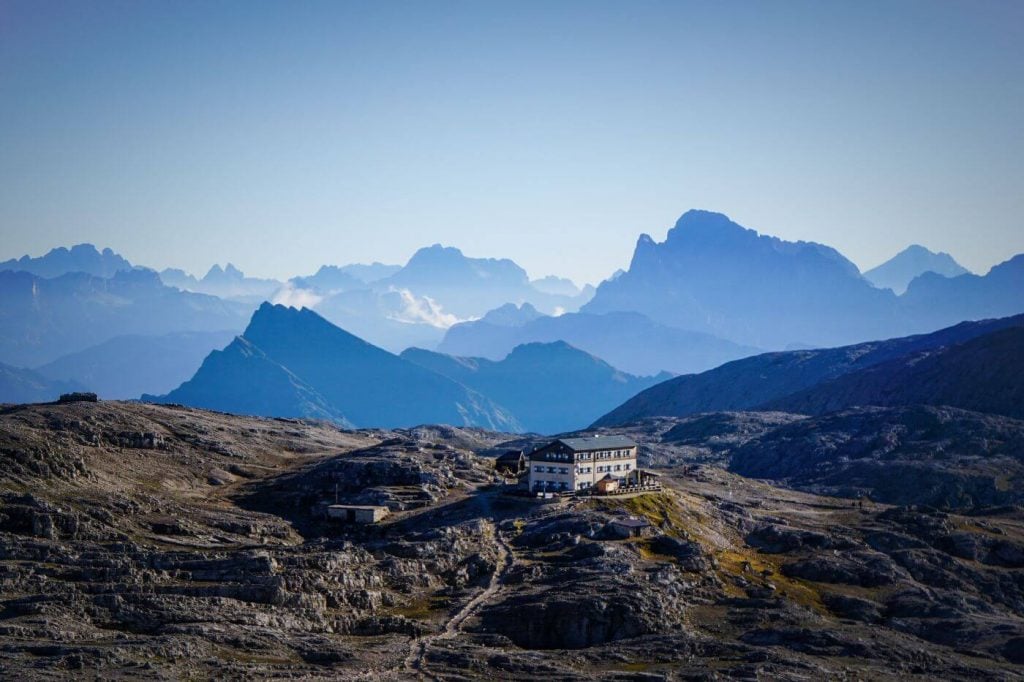 Rifugio Rosetta, Altopiano delle Pale di San Martino Plateau, Dolomites