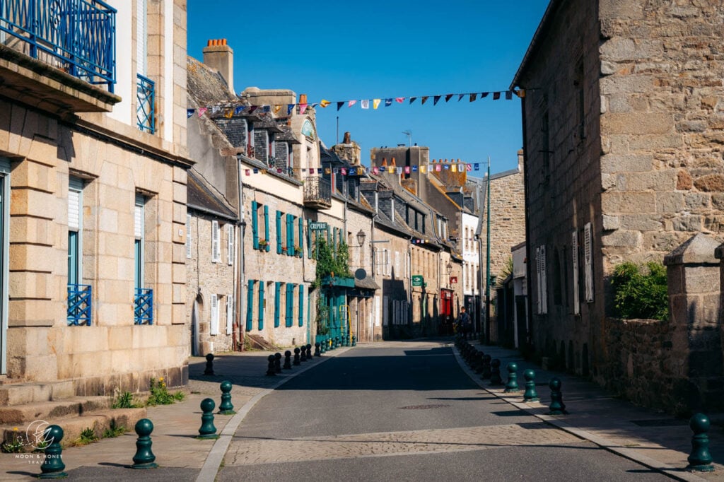 Roscoff Historic Town Center, Brittany France