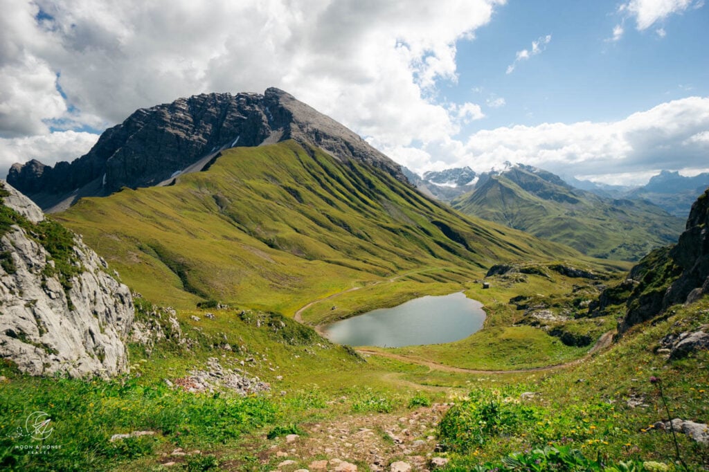 Monzabonsee lake, Lech, Vorarlberg, Austria