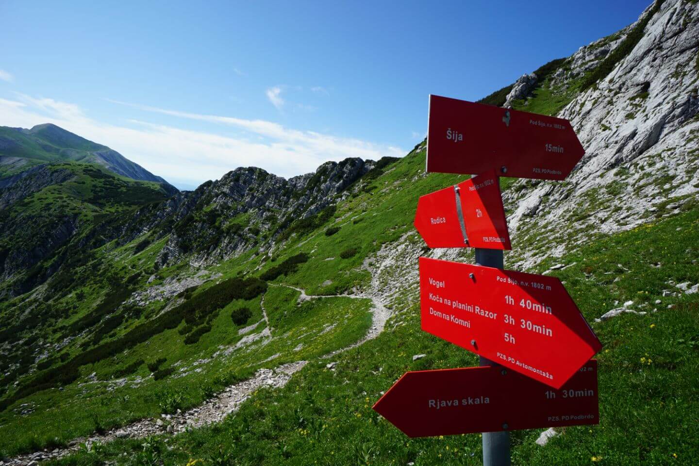 Šija Saddle, Vogel Day Hike, Slovenia 