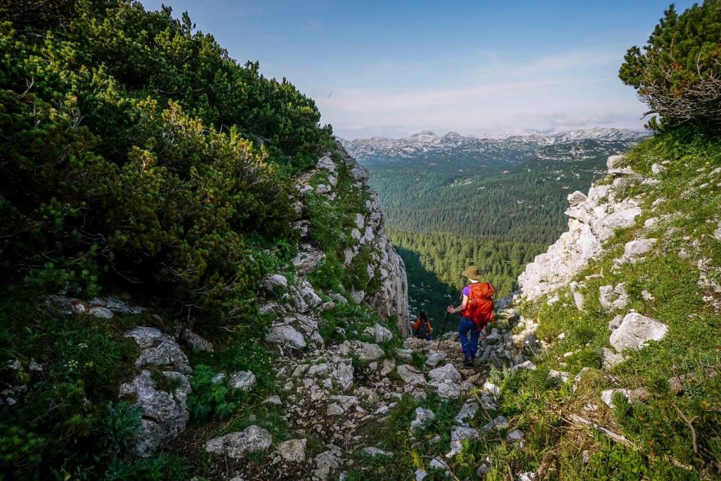 Štapce ridge gap, Triglav Lakes Valley, Slovenia