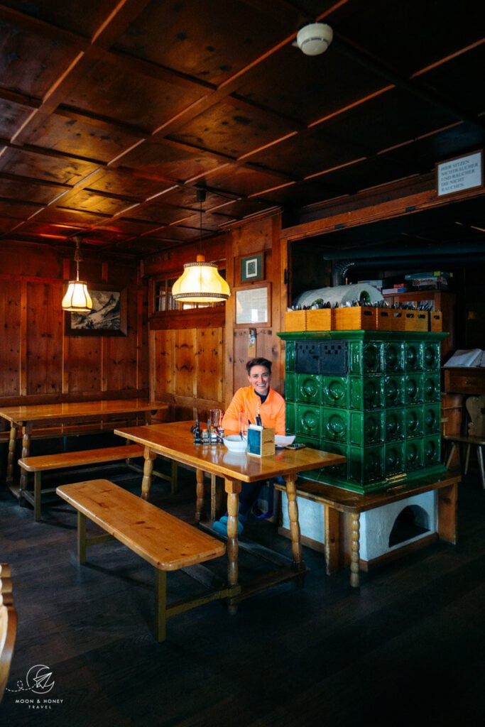 Saarbrucker Hütte Speisesaal, Silvretta, Österreich