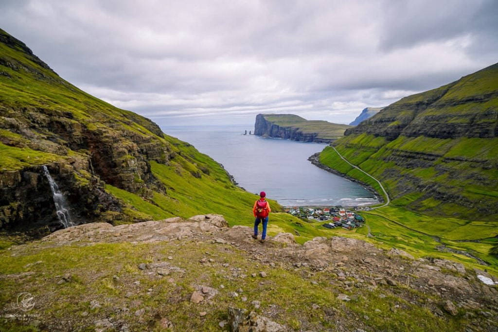 Tjørnuvík hiking trail, Faroe Islands