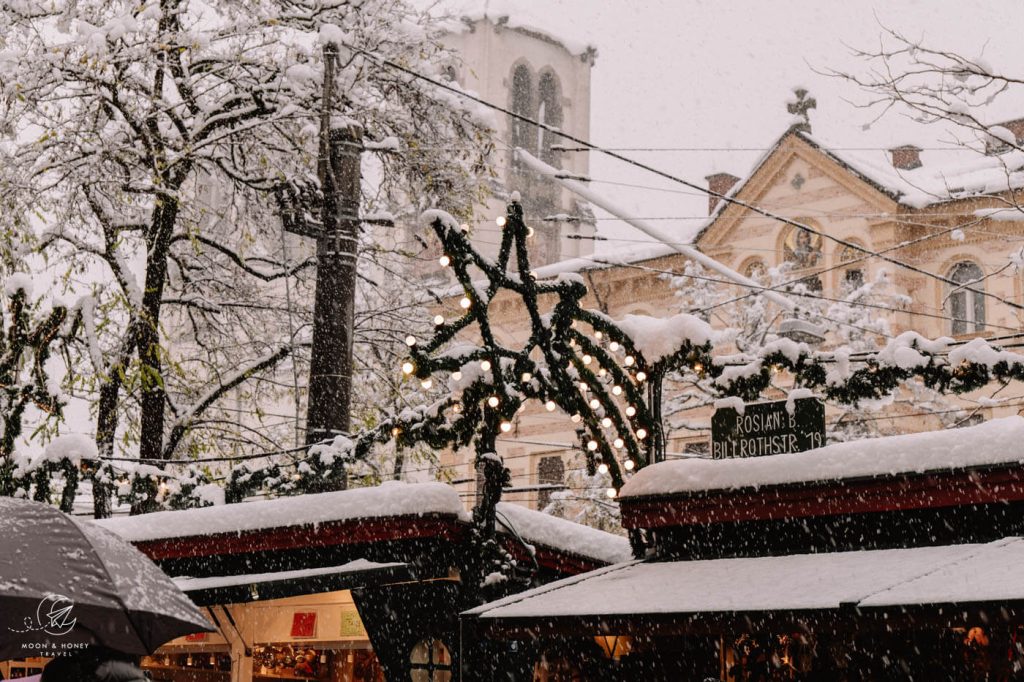 Christmas Market at Mirabellplatz, Salzburg, Austria