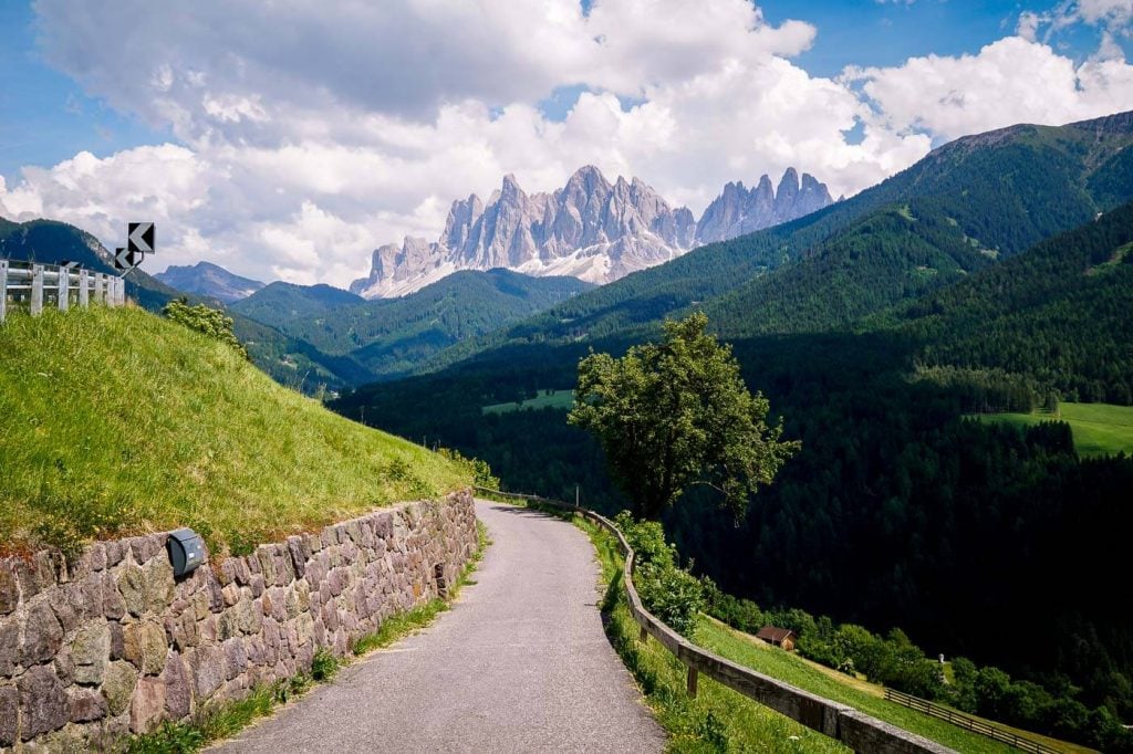 Sunnseitnweg, Santa Maddalena, Dolomites