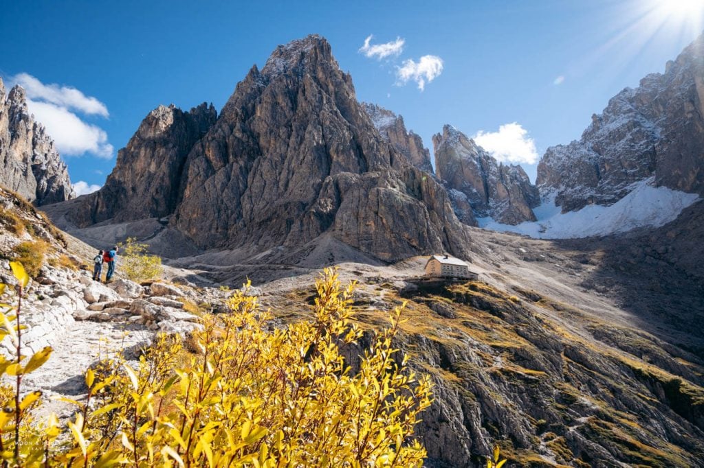 Rifugio Vicenza / Langkofelhütte, Sassolungo Group, Dolomites