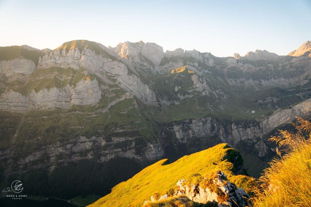 Schäfler view of Marwees, Alpstein trek, Appenzell, Switzerland