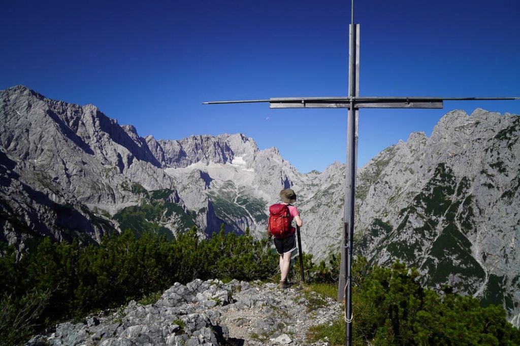 Schwarzenkopf Peak, Wetterstein Mountains, Bavaria, Germany