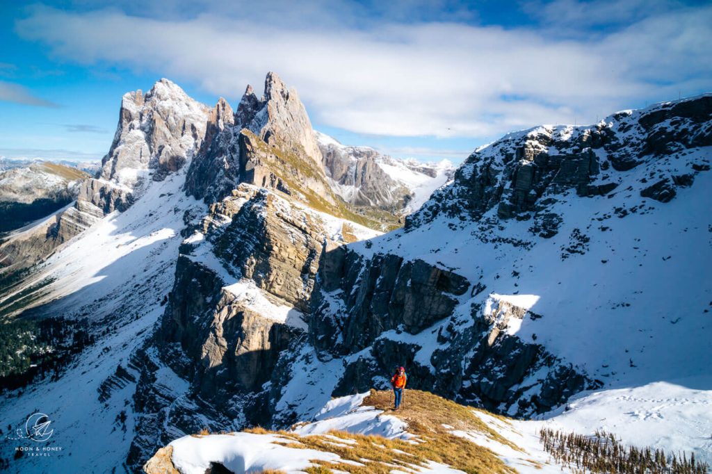 Seceda Dolomiten, Naturpark Puez-Geisler, Italien