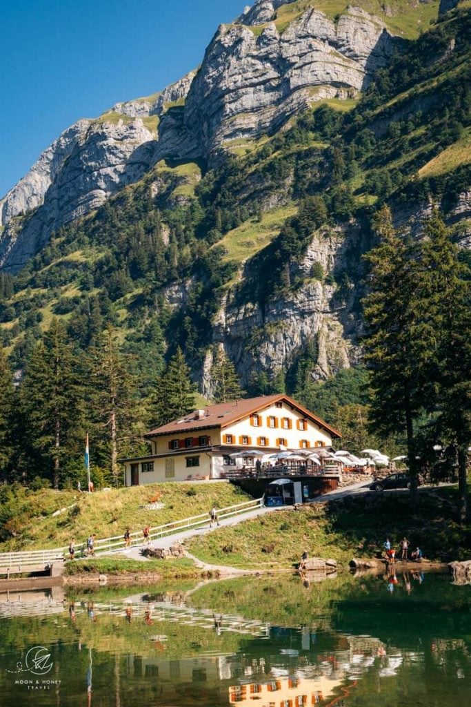 Berggasthaus Seealpsee mountain inn, Appenzell, Switzerland