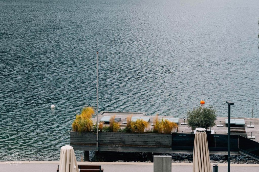 Private Jetty pier of Seehotel Einwaller, Pertisau, Lake Achensee, Austria