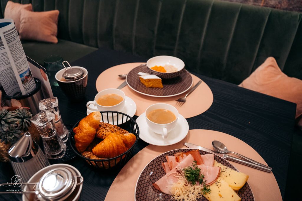 Breakfast at Seehotel Einwaller, Pertisau, Lake Achensee, Austria