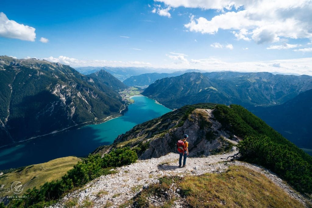 Seebergspitze Gratwanderung über dem Achensee, Österreich