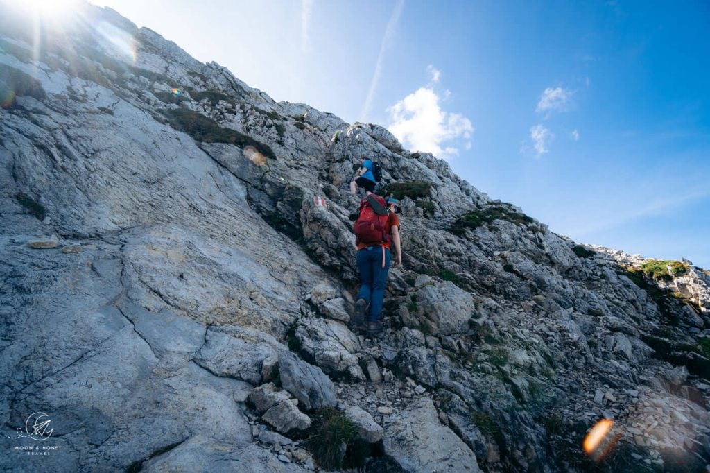 Seekaralm to Seekarspitze hiking trail, Achensee, Tyrol, Austria