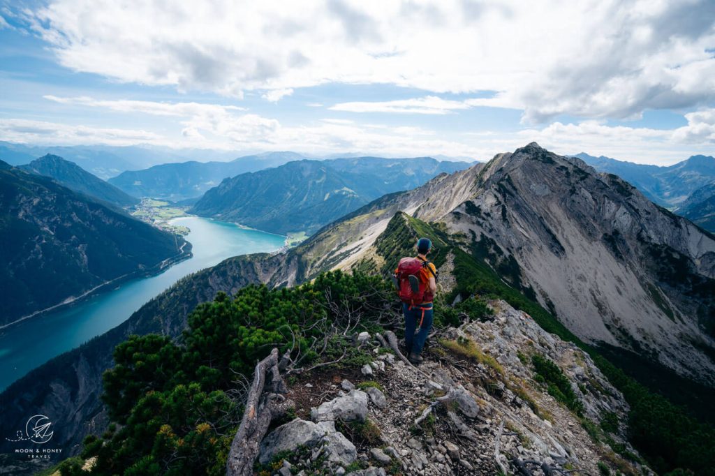 Seekarspitze to Seekbergspitze ridge trail, Achensee, Austria