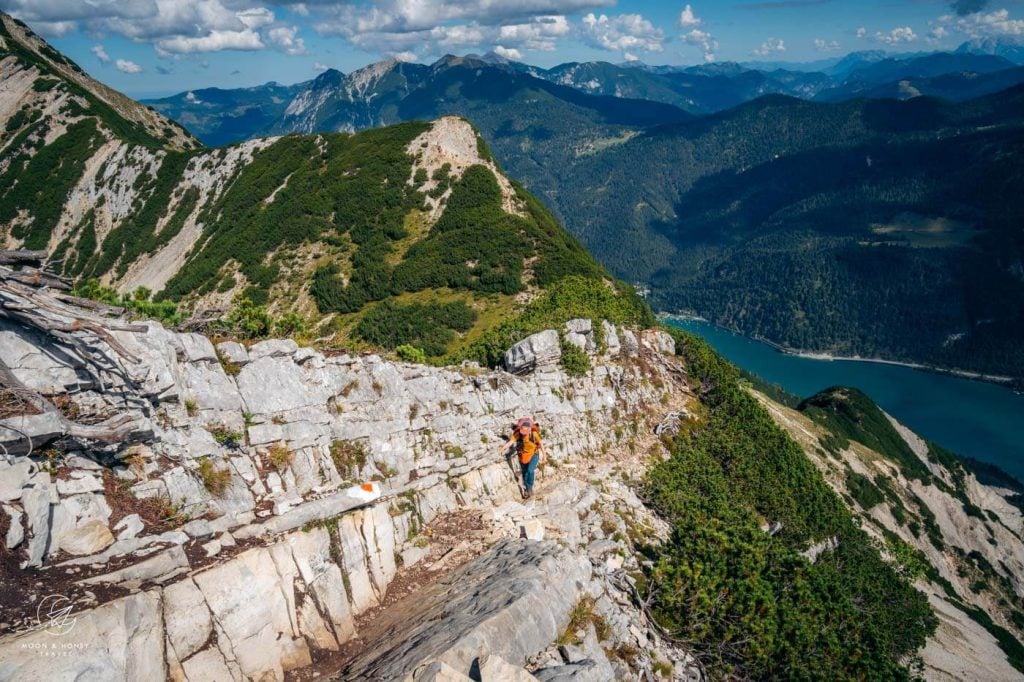 Seekarspitze to Seebergspitze hiking trail, Achensee, Tyrol, Austria