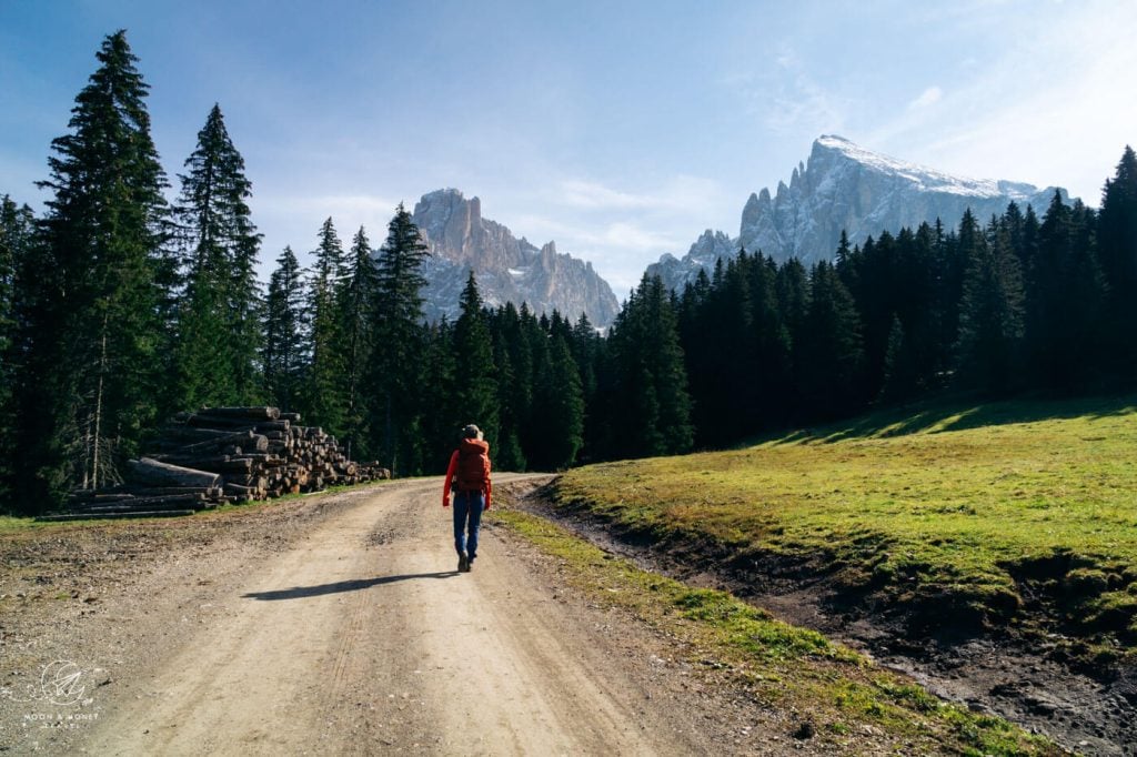 Saltria to Monte Pana Hiking Trail, Dolomites