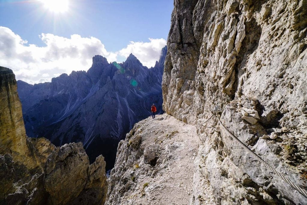 Sentiero Bonacossa Trail, Cadini Group, Italy