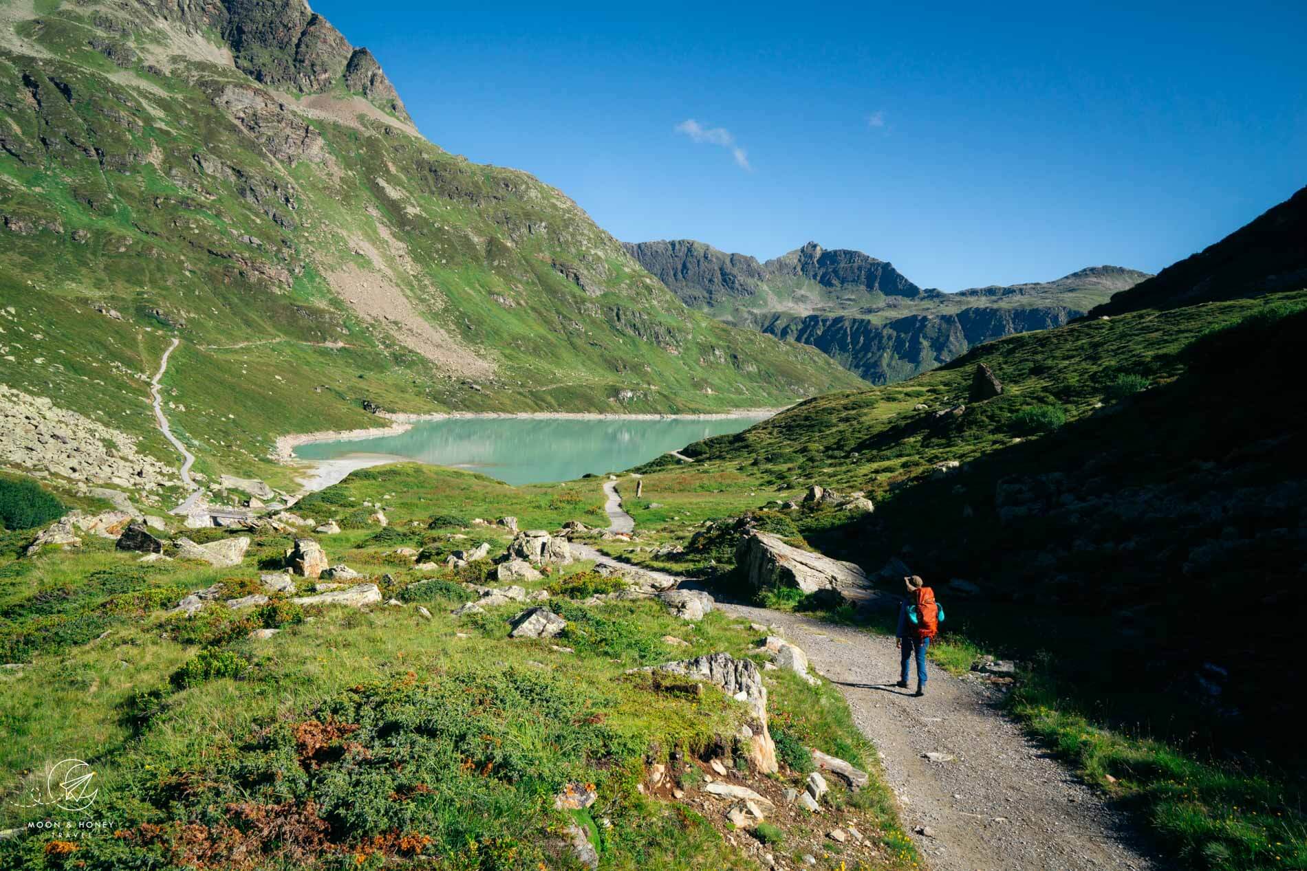 Silvretta Reservoir, Montafon Hut to hut Hike, Austria