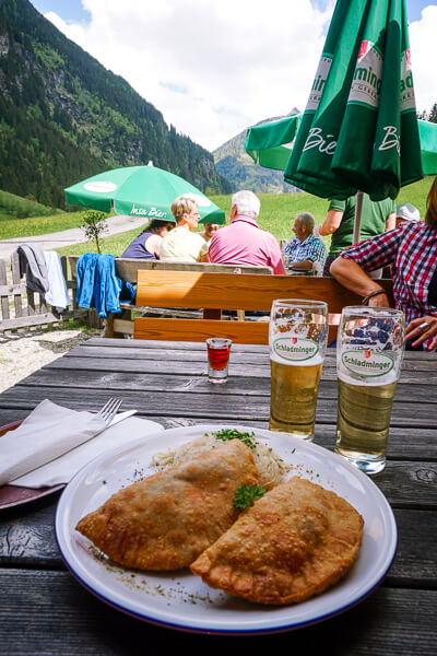 Lunch at Sondlalm, Untertal, Rohrmoos Schladming