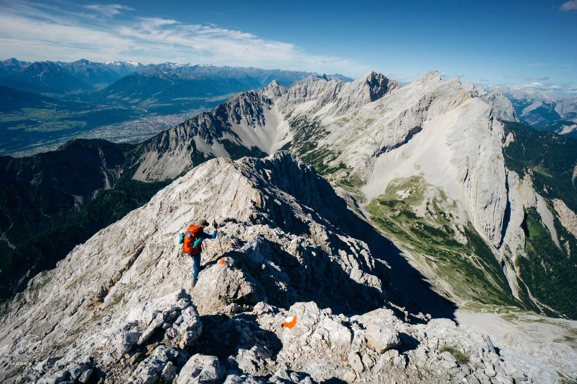 Speckkarspitze Peak, Karwendel High Trail, Tyrol, Austria