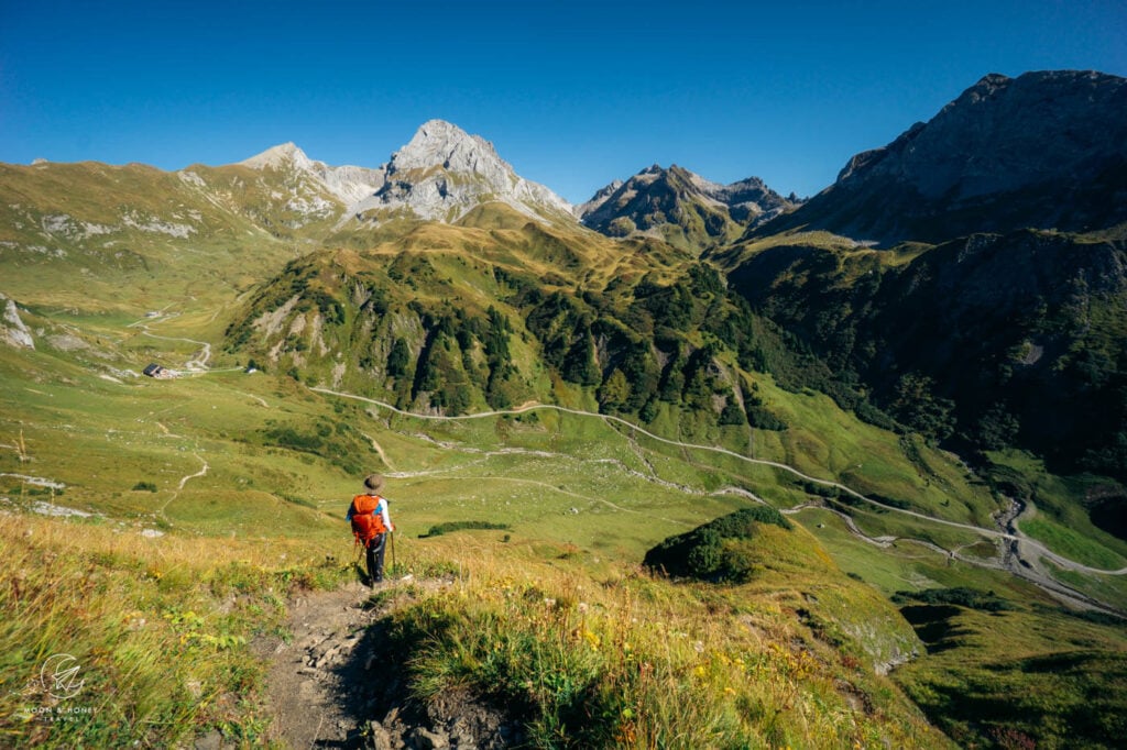 Ravensburger Hütte to Spuller Schafberg, Lech am Arlberg, Austria