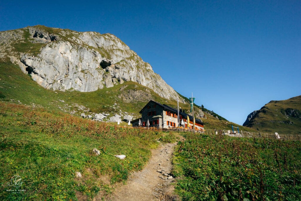 Ravesnburger Hütte, Lechquellen Mountains, Austria