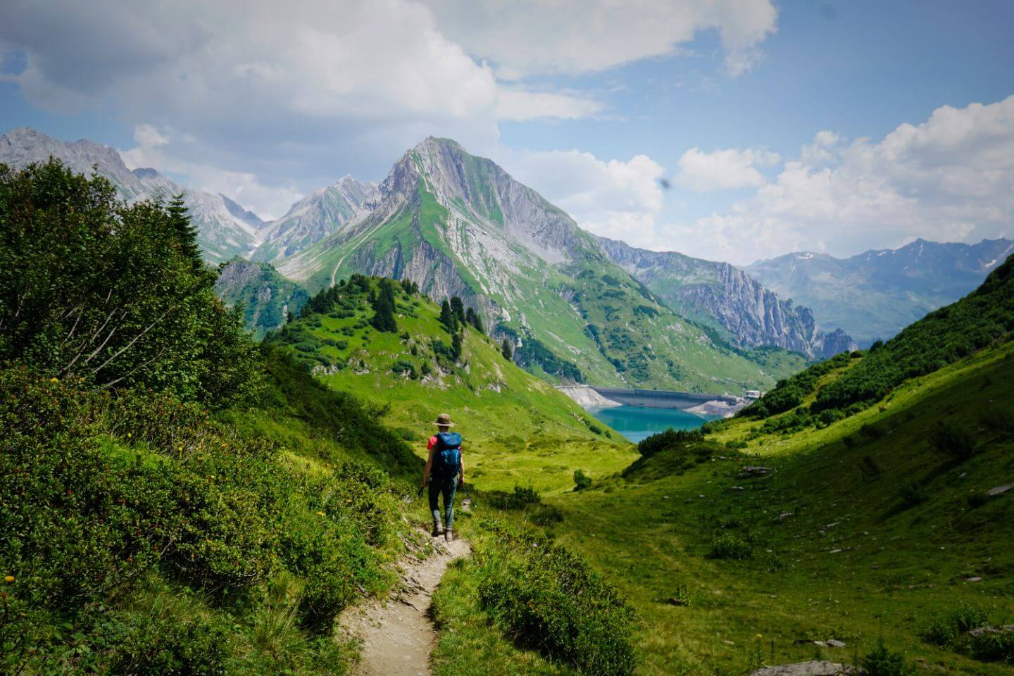 Hike to Spullersee, Lechquellen, Austria