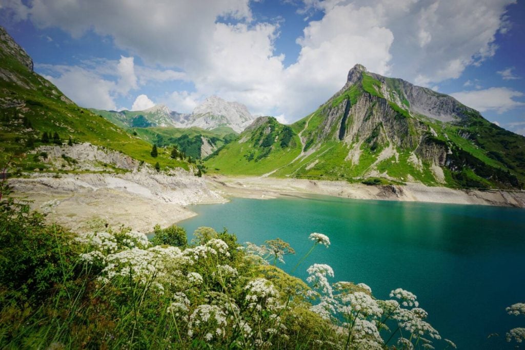 Spullersee, Lechquellen Mountains, Lech am Arlberg, Austria