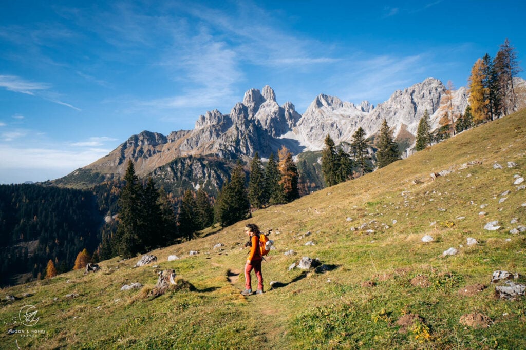 Sulzenalm to Hofalm hiking trail, Filzmoos, Austria