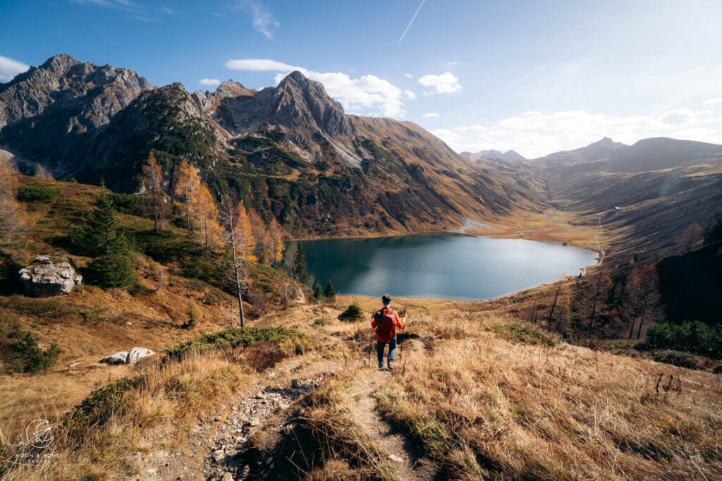 Lake Tappenkarsee hiking route, Salzburg, Austria