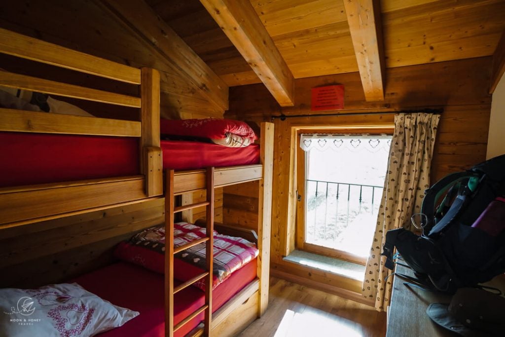 Rifugio Bertone private room, TMB, Italy