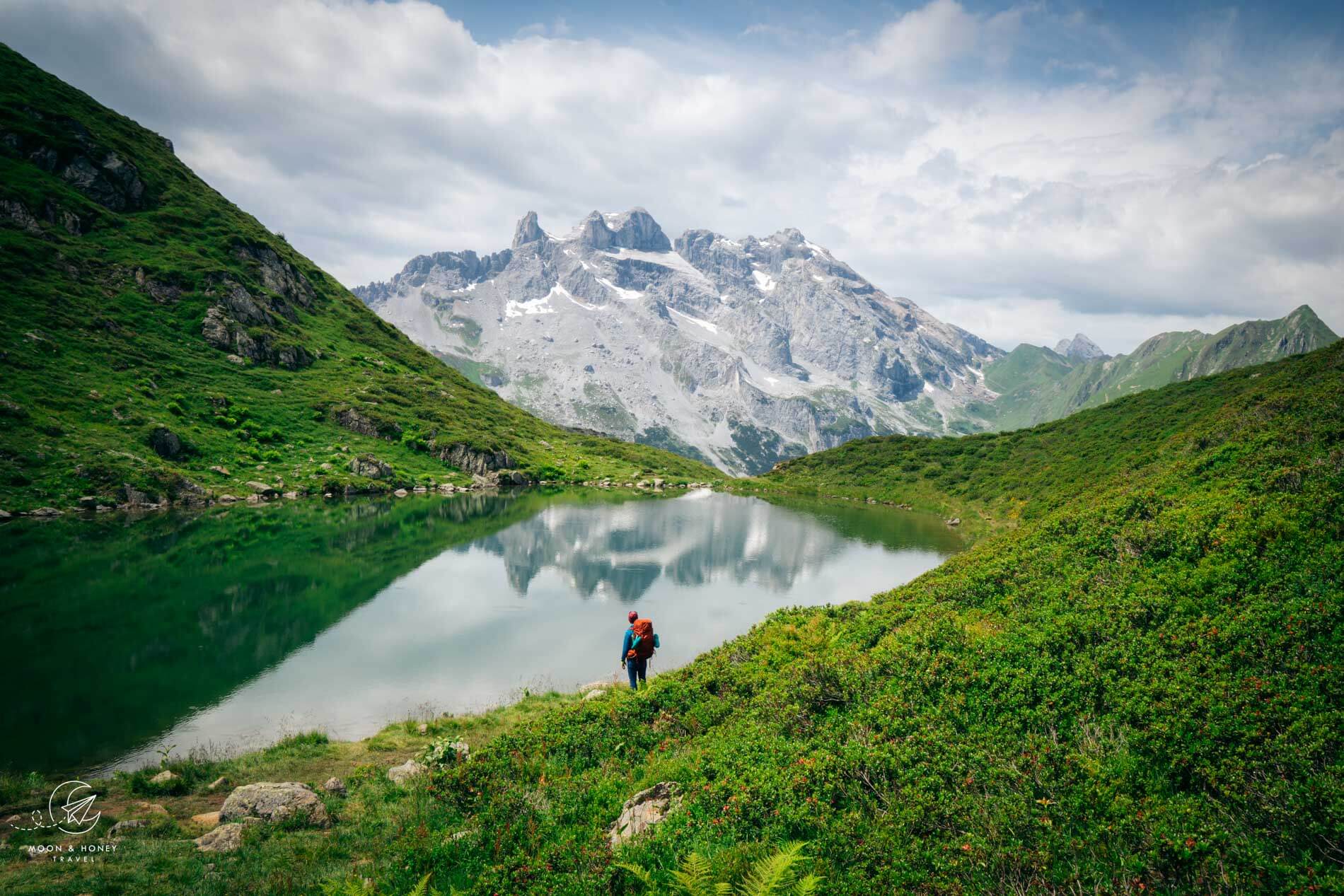 Tobelsee, Montafon, Vorarlberg, Österreich