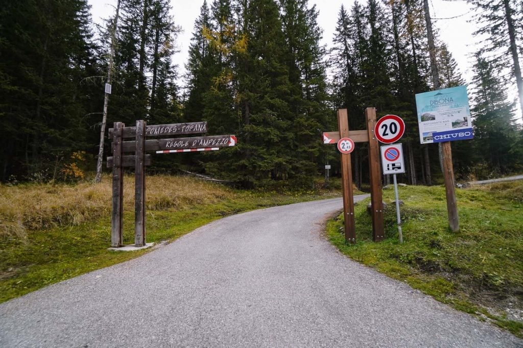 Località Dibona private road, Cortina d'Ampezzo, Dolomites