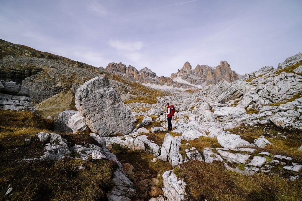 Trail 404 Forcella Col dei Bos, Tofane di Rozes Circuit, Dolomites