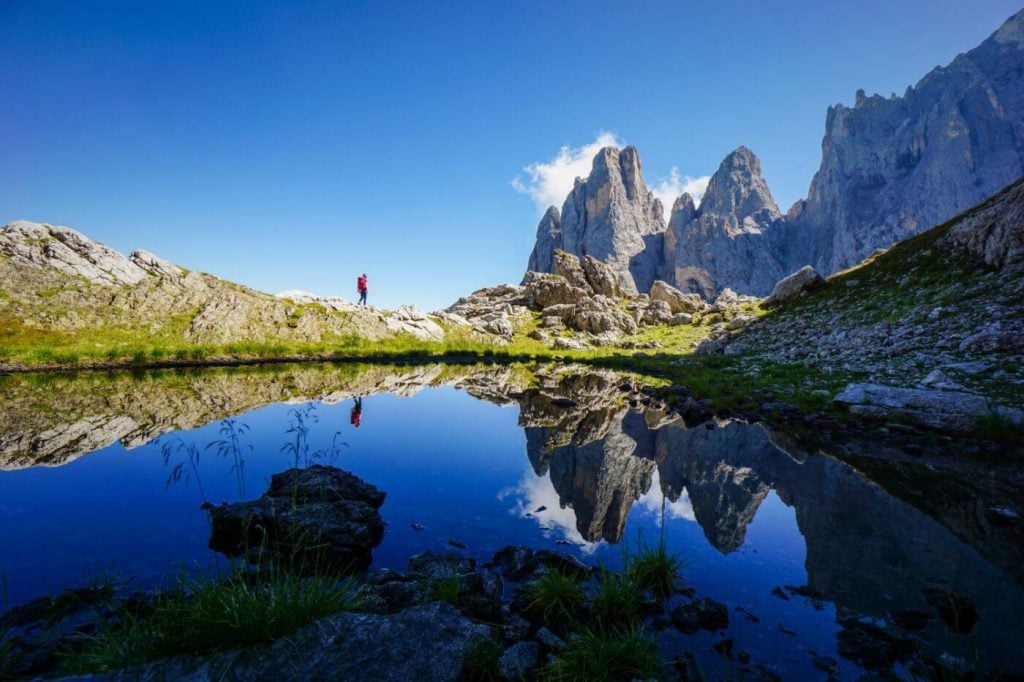 Trail 751, Pale di San Martino, Alpine Lake