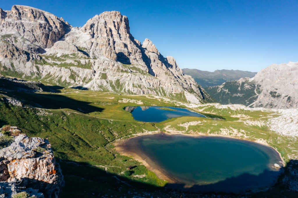 Laghi dei Piani Bödenseen, Drei Zinnen, Dolomiten