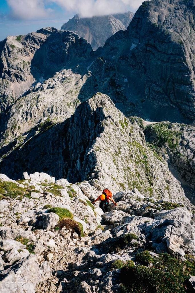 Hiking in Slovenia, Julian Alps, Triglav National Park