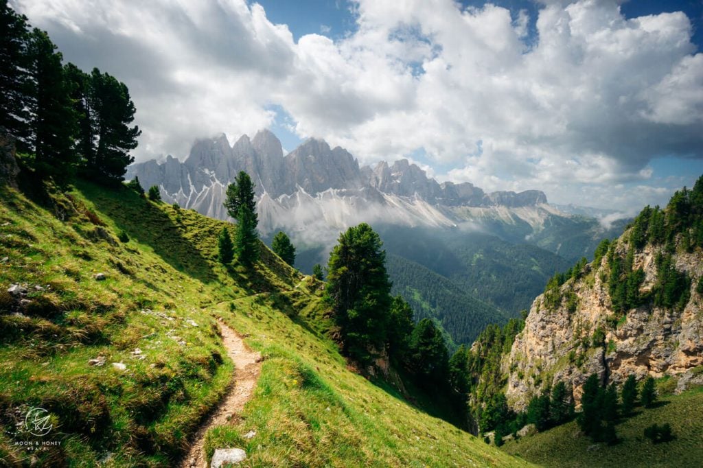 Oberer Herrensteig Trail, Dolomites