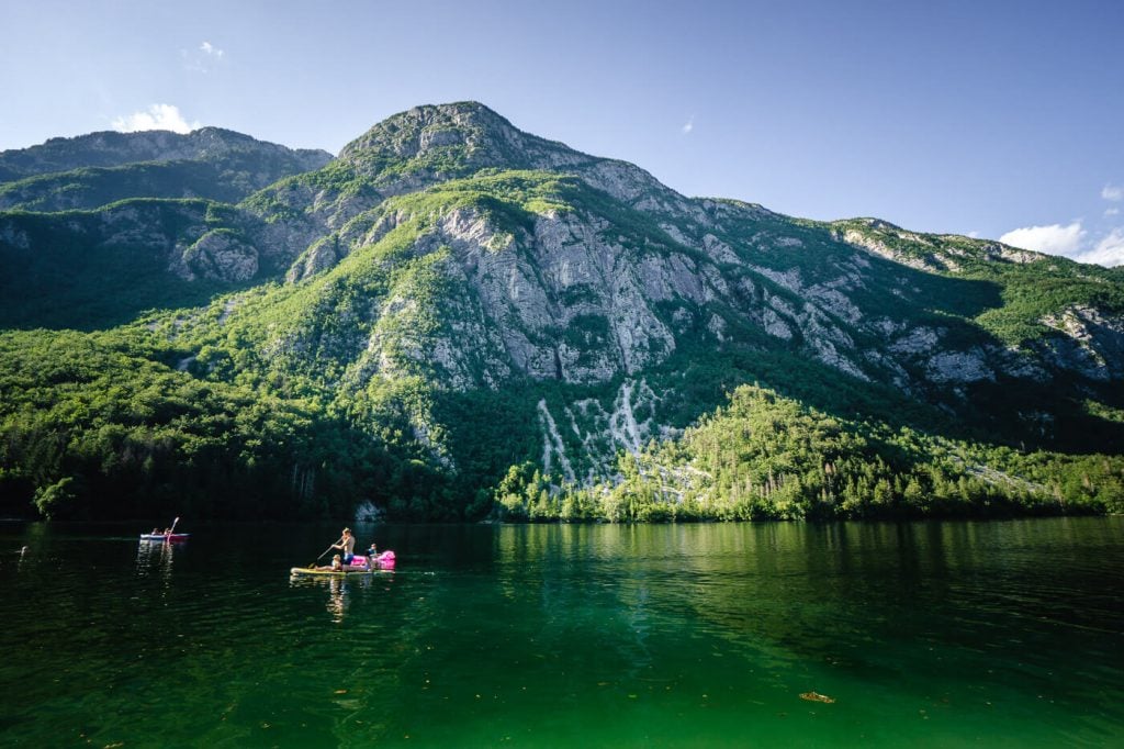 Lake Bohinj in Summer, Slovenia 